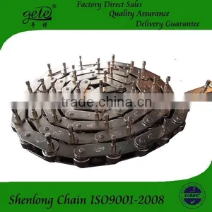 Conveyor Chain C2052 Nickel Plated, With Speical Extended Pin Every Second Pin, Extention 15.7mm thumbnail-1