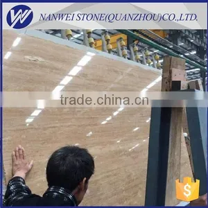 Top Polished Brown Color Travertine Marble Noce Travertine Marble Slabs and Tiles thumbnail-2