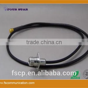 LMR200 Cable Assembly With N Female Flange Clamp to SMA Male Crimp Connector thumbnail-5