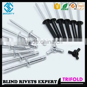 FACTORY ALUMINUM EXPLODING TRIBULB BLIND RIVETS thumbnail-1