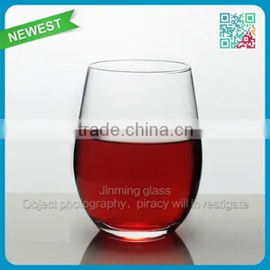 Best Selling Mouth Blown Glass Stemless Glass Wine Cup thumbnail-2
