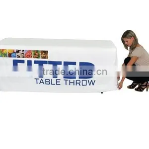 8ft Polyster Custom Printed Table Cloth thumbnail-2