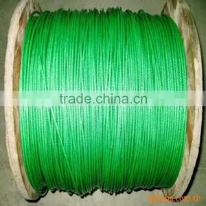 Hot Sell 1X19 Nylon Coated Steel Cable/ Wire Rope thumbnail-1