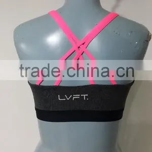 Santic Wholesale Sportswear Sexy Bra Revisable Sports Bra thumbnail-2