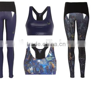 Girls Wearing Yoga Pants and Bra thumbnail-1