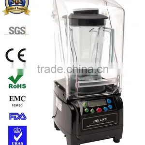 Commercial Ice Smoothie Blender With Sound Cover/Heavy Duty Blender/Ice Crusher thumbnail-2