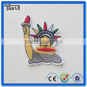 Wholesale Letter Embroidery Company Logo Patch, Beautiful Hand Sew on Embroidery Logo Patch thumbnail-1