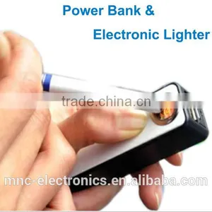 Custom Logo Printing Multi Function Men Promotion Gift Electric Cigarette Lighter Shape Power Bank Supplier's Choice thumbnail-1