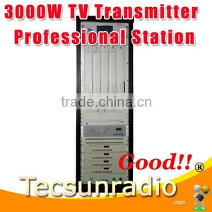 TV 518A-3000W Analog VHF UHF All Solid State Wireless Analog TV Signal Broadcast Transmitter TV Station Broadcasting Equipment thumbnail-1
