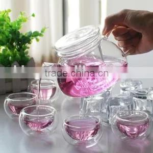 EXPORT TO Europe Glass Tea Pot and Glass Pot and Tea Pot With 650ml thumbnail-2