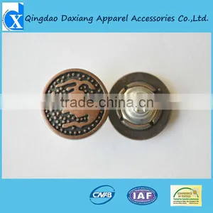 Zinc Alloy Screw Jean Button thumbnail-1