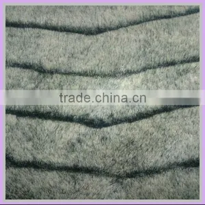 100% Acrylic Artificial Knitted Fur Fabric Flame Retardent Quilted Qulit Mattress Fabric for Cloth & Home Textile Accessory thumbnail-1