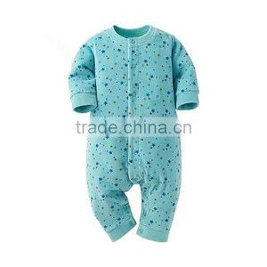 2015 Hot Sale Baby Boys Casual Wearing Printed Qulity Romper 100 Cotton thumbnail-1