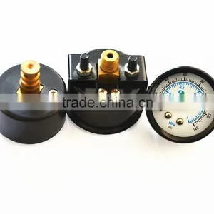 High Quality Water Pump Pressure Gauge Compressor Pressure Gauge From Ningbo Zend Factory thumbnail-5