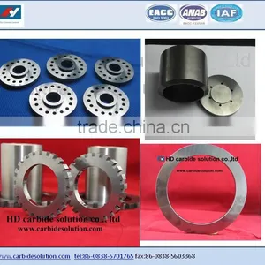 Tungsten Carbide Seal Rings Grinded / Cemented Carbide Mechanical Seal Rings thumbnail-1