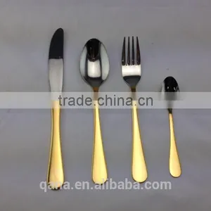 Golden Stainless Steel Tableware Set Wedding Gift Set thumbnail-2