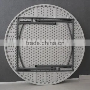 5ft Hotasle Folding Plastic Outdoor Furniture of Round Dining Tables and Chairs for Whole Sale at Factory Price thumbnail-2