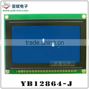 12864 Lcd Module Lcd Panel 128X64 With Backlight Blue Yellow-green Gray thumbnail-1