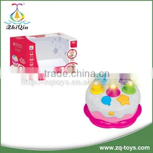 Deluxe Toy Plastic Birthday Cake Counting Candles Best Gift for Baby thumbnail-1