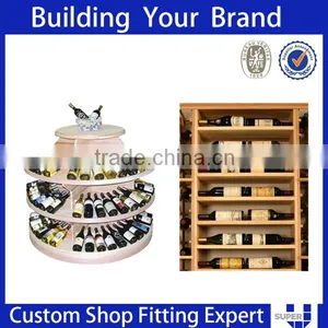 Retail Wood Wine Display Stand Wine Display Shelf for Promotion thumbnail-1