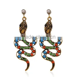 2016 Best Quantity Funky Snake Beaded Jewelry Earrings for Free Sample thumbnail-1