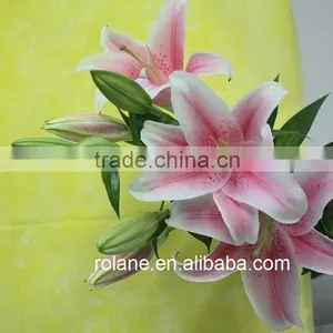 Promotional 2016 New Wedding Bouquet Fresh Pink Lilies From Kunming thumbnail-3