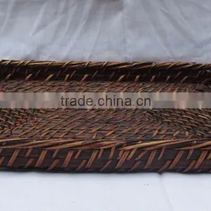 Magazine Rattan Bamboo Baskets New Style Brown Colour thumbnail-4