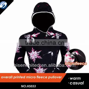 Ladies' Overall Printed Micro Fleece Pullover thumbnail-1