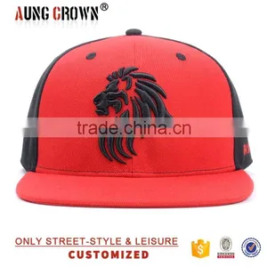 Custom Design Flat Brim Cap/cool Flat Cap/3d Embroidery Flat Cap thumbnail-2