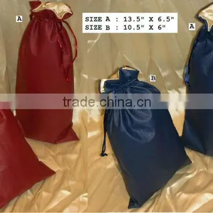 Immitation Leather Wine Bottle Pouch thumbnail-1