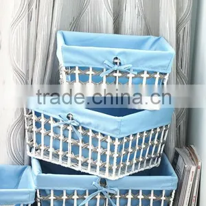 8 Hand Woven Straw - Pastoral Style - - Dirty Clothes Basket - Storage Basket - Storage Basket Basket - Woven Baskets thumbnail-3