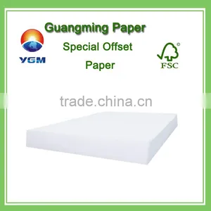 Good Quality 70gsm Offset Paper Roll / Offset Paper Price / Woodfree Offset Paper thumbnail-1