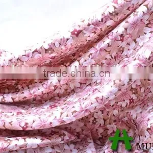 Shaoxing Mulinsen Textile Soft Handfeeling Polyester Stretch Twist Satin Fabric Flower thumbnail-4