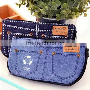 Shorts Big Capacity Pencil Case Canvas Cosmetic Bag thumbnail-3