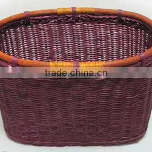 Purple Oval Laundry Basket thumbnail-1