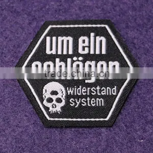 China Factory Direct Professional Customized Woven Patch For Clothing thumbnail-2