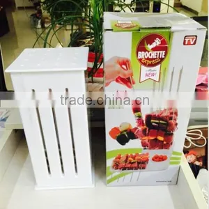 Brochette Express As Seen On TV Skewers Food Slicer BBQ Grill Shish Kabab Maker thumbnail-1