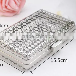 Guangzhou Metal Box Frame for Lady Purse, Lady Evening Bag, Silver Metal Frame thumbnail-2