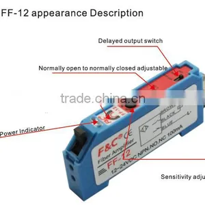 F&C FF-12 High Quality Fiber Optical Amplifier With Potentionmeter thumbnail-2