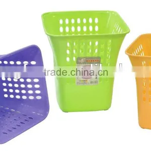 2018,2038 Plastic Colorful Mesh Wastebasket thumbnail-4