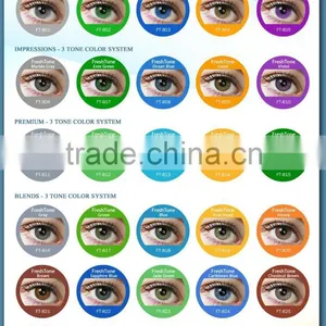 Natural Contact Lenses Freshtone Premium Satin Gray Korean Color Contact Lens Wholesale thumbnail-2