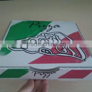 Customized High Quality Kraft Pizza Box/different Size Disposable Kraft Pizza Box With Logo thumbnail-3