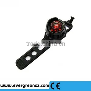LED Tail Light Safety Warning Helmet Red Flash Light 3 Modes Wholesale Bike Lamp thumbnail-1