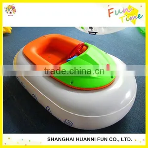 2015 Summer Best-selling Kids Aqua Inflatable Electric Water Bumper Boat for Sale thumbnail-1