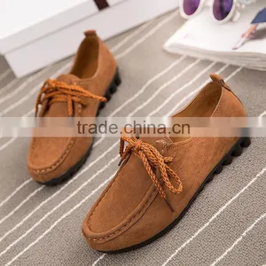 New Arrival Female Shoes Flat Heel Round Toe Shoes Women Loafers Casual Flat Four Seasons Shoes Free Shipping thumbnail-3