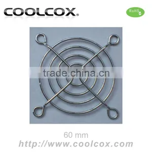 CoolCox 60mm Fan Finger Guard CCFG6CM,nichrome Material,fan Guard,RoHS Compliant thumbnail-1