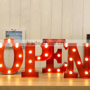 Decorative Plastic and Wood Letters Led Sign thumbnail-4
