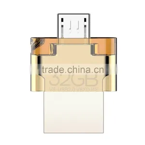 OTG USB Flash Drive, Dual USB Key for Smartphone, Android USB Stick thumbnail-1