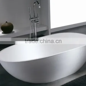 Artificial Stone Modern Design Freestanding Bathtub,acrylic Solid Surface Bathtub thumbnail-3
