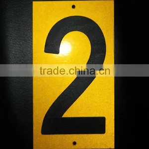 Reflective Numbers Stickers thumbnail-1